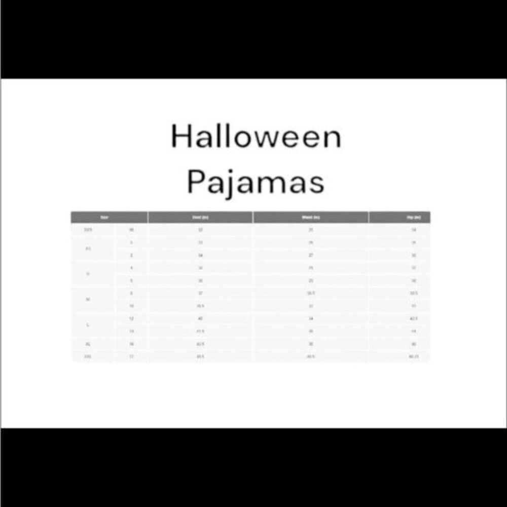 Hyde and Eek Women's Plus Family Halloween 2-Piece Cotton Sleep Set Orange 2X - Picture 5 of 5